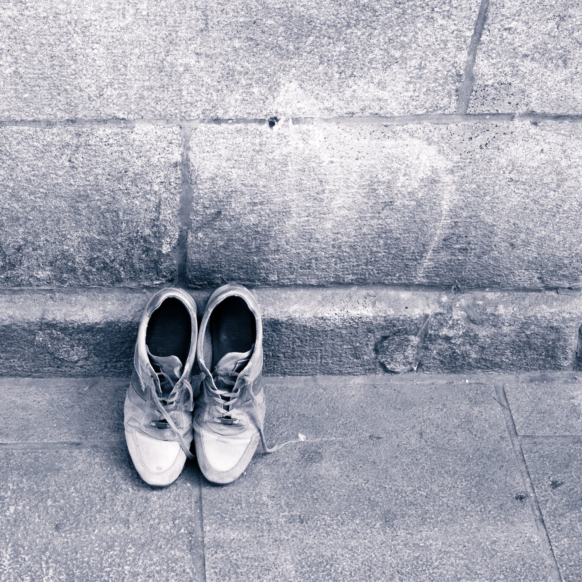 Chaussures abandonnées